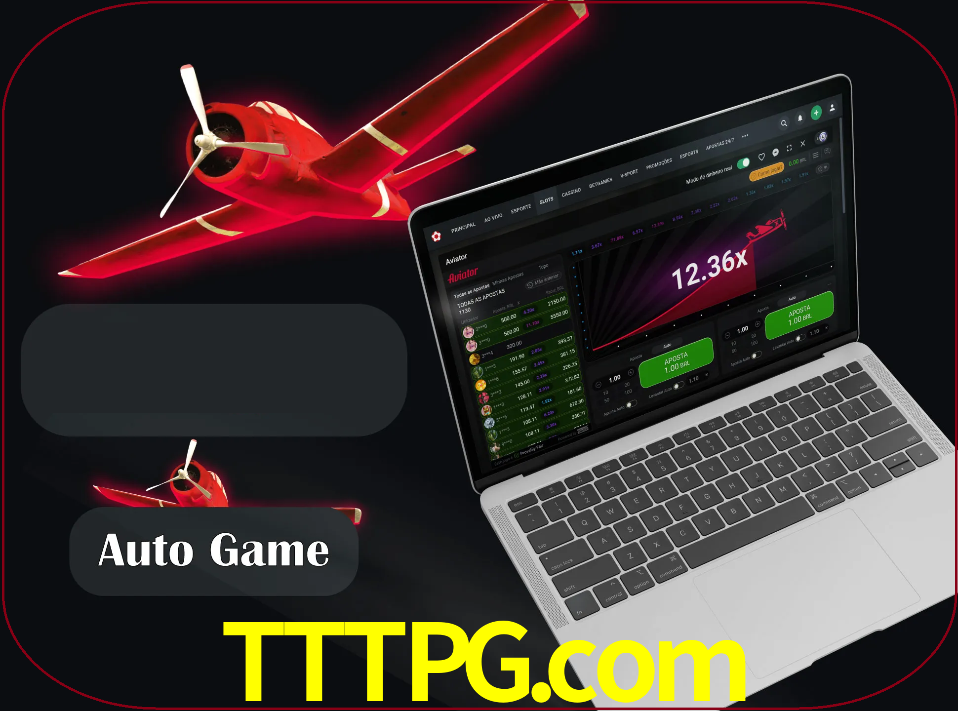 No modo automático, os jogos apostam e sacam seu dinheiro automaticamente.