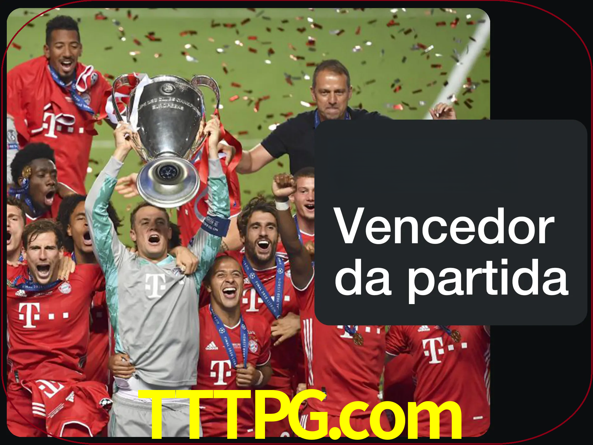 Aposte no vencedor e ganhe uma grande quantia de dinheiro.