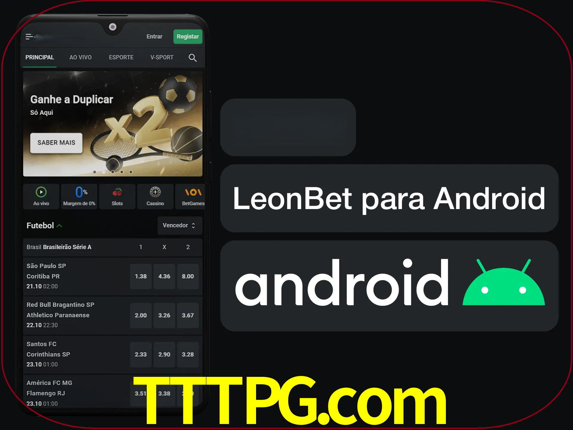 Adquira sua versão poket de LeonBet.