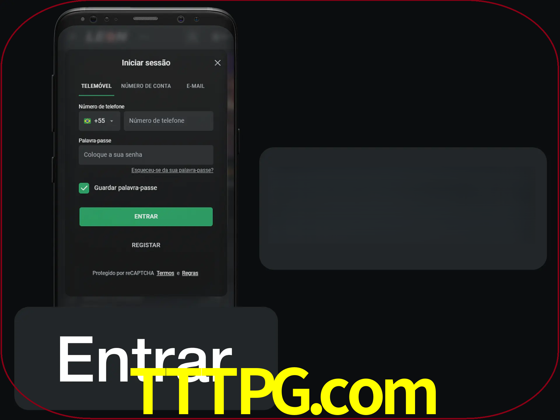 Faça o login para começar a apostar e jogar no cassino.